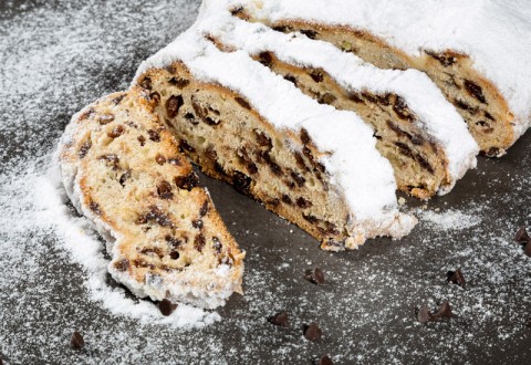 Frankenberger Butter-Rosinen Stollen mit Schokotropfen